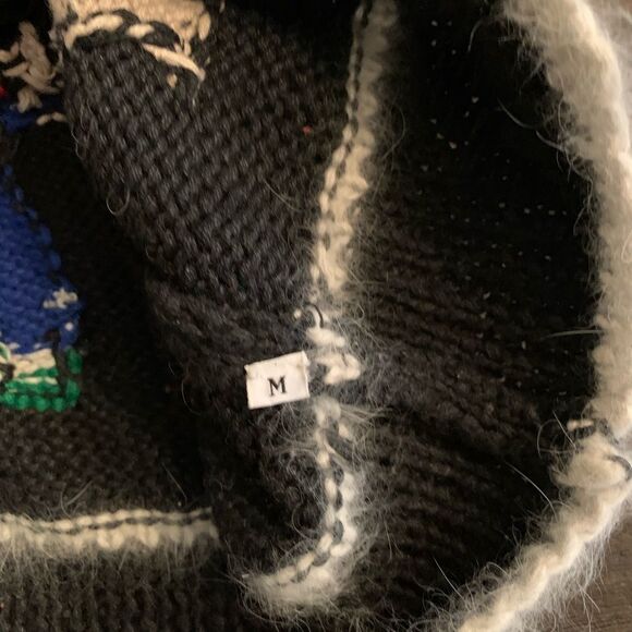 Vintage Sweater by Marisa Christina hand knitted Holiday Sweater size L - Picture 7 of 8